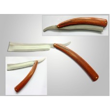 FROM SWEENEY TODD 10.5" STRAIGHT RAZOR JOHNNY DEPP TACTICAL FOLDING POCKET KNIFE WITH HICKORY WOOD GRAIN HANDLE VERSION